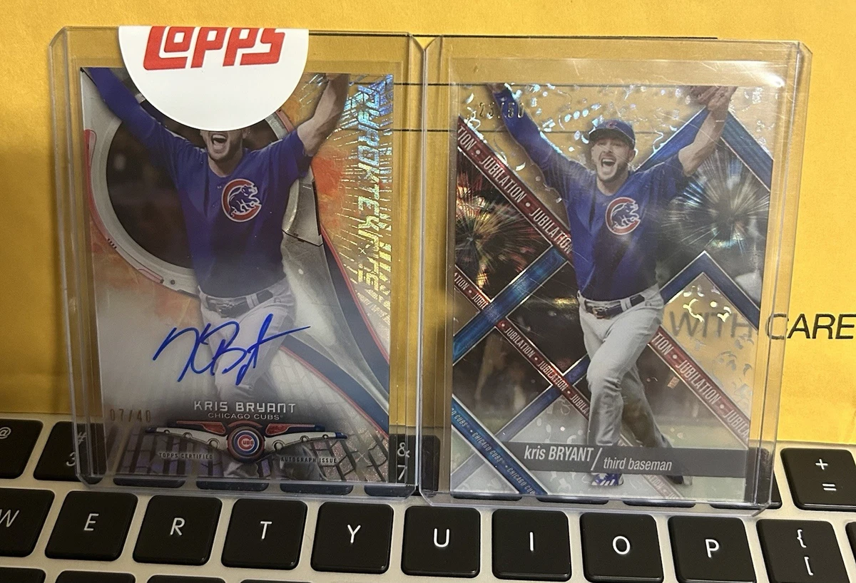 Kris Bryant Autographed Baseball Sports Trading Cards