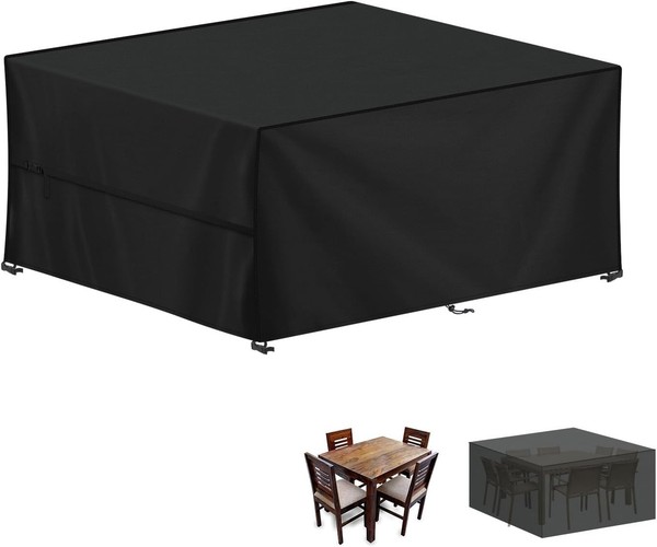 Abdeckung GartenmöBel Wasserdicht Anti-Uv Schwerlast 420D Oxford 140X110X85Cm-image