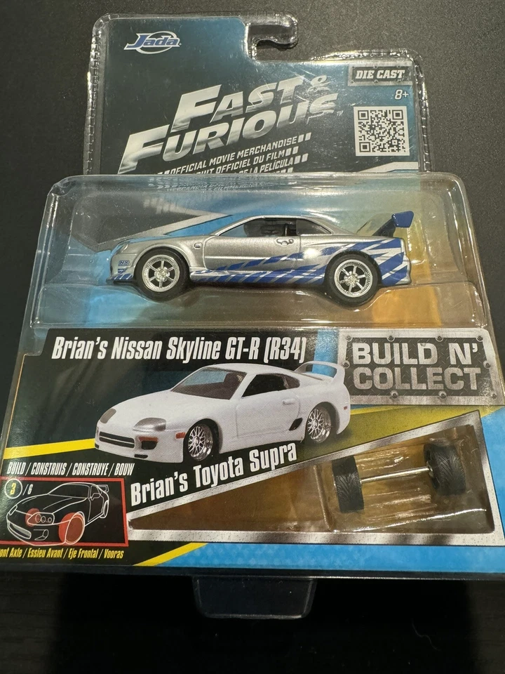 JADA FAST & FURIOUS BUILD N' COLLECT BRIAN'S NISSAN SKYLINE GT-R (R34) Foto 4 de 4