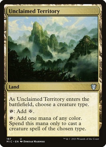Unclaimed Territory - Commander: Innistrad: Midnight Hunt - MTG