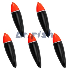 5 Pack Fishing Bobbers Slip Sycamore Wood Fishing Floats Inline for Bass