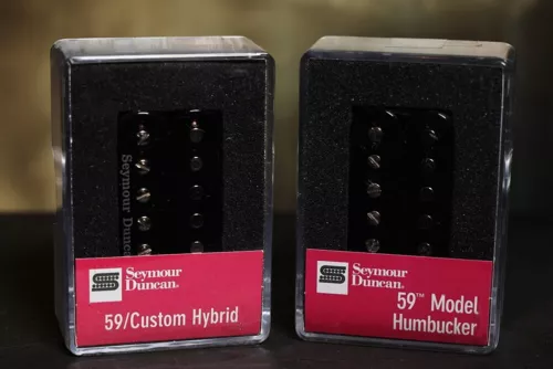 SEYMOUR DUNCAN SH-16 59 Custom Hybrid / SH-1n 59 Neck 4 Conductor Black Pickup s