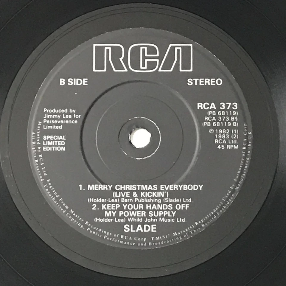 Slade - My Oh My/Merry Xmas Ltd Edn 7" Vinyl Record - RCA 373 - Image 4 of 4