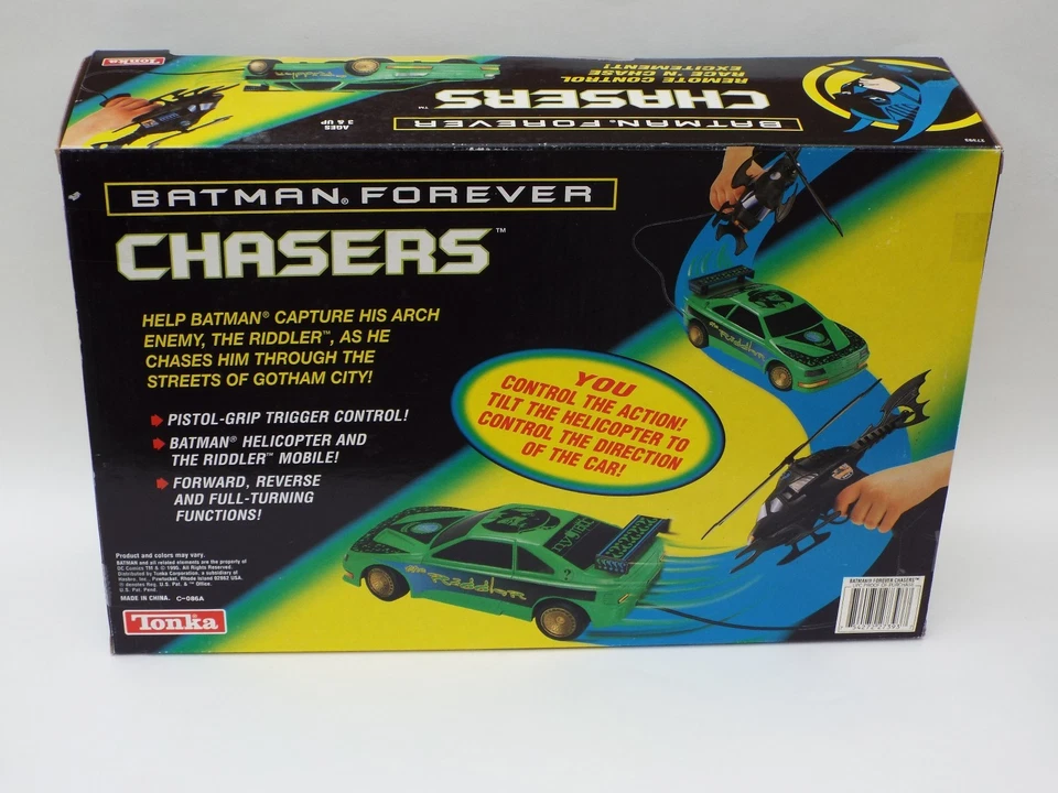Batman Forever Chasers Car & Helicopter Remote Control Race & Chase Set Tonka  - Image 2 of 4