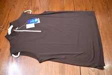 Tailored Sportsman, New, Icefil sleeveless sunshirt, Espresso, XL $65