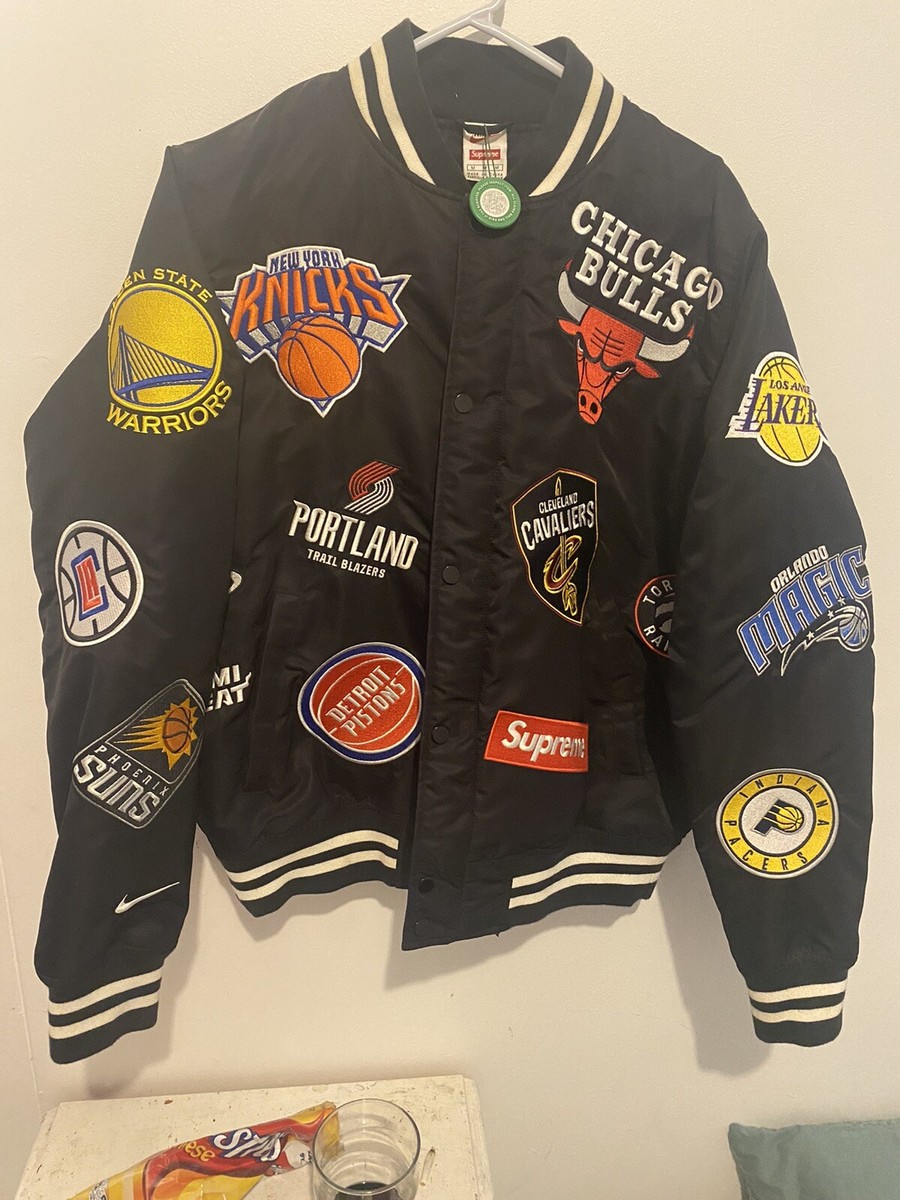 Supreme x Nike x NBA Teams warm-up jacket size M | eBay Australia
