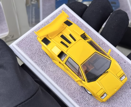 ZD FY 1:64 Yellow Countach LP5000 QV Racing Sports Model Diecast Metal Car BN - Picture 10 of 10