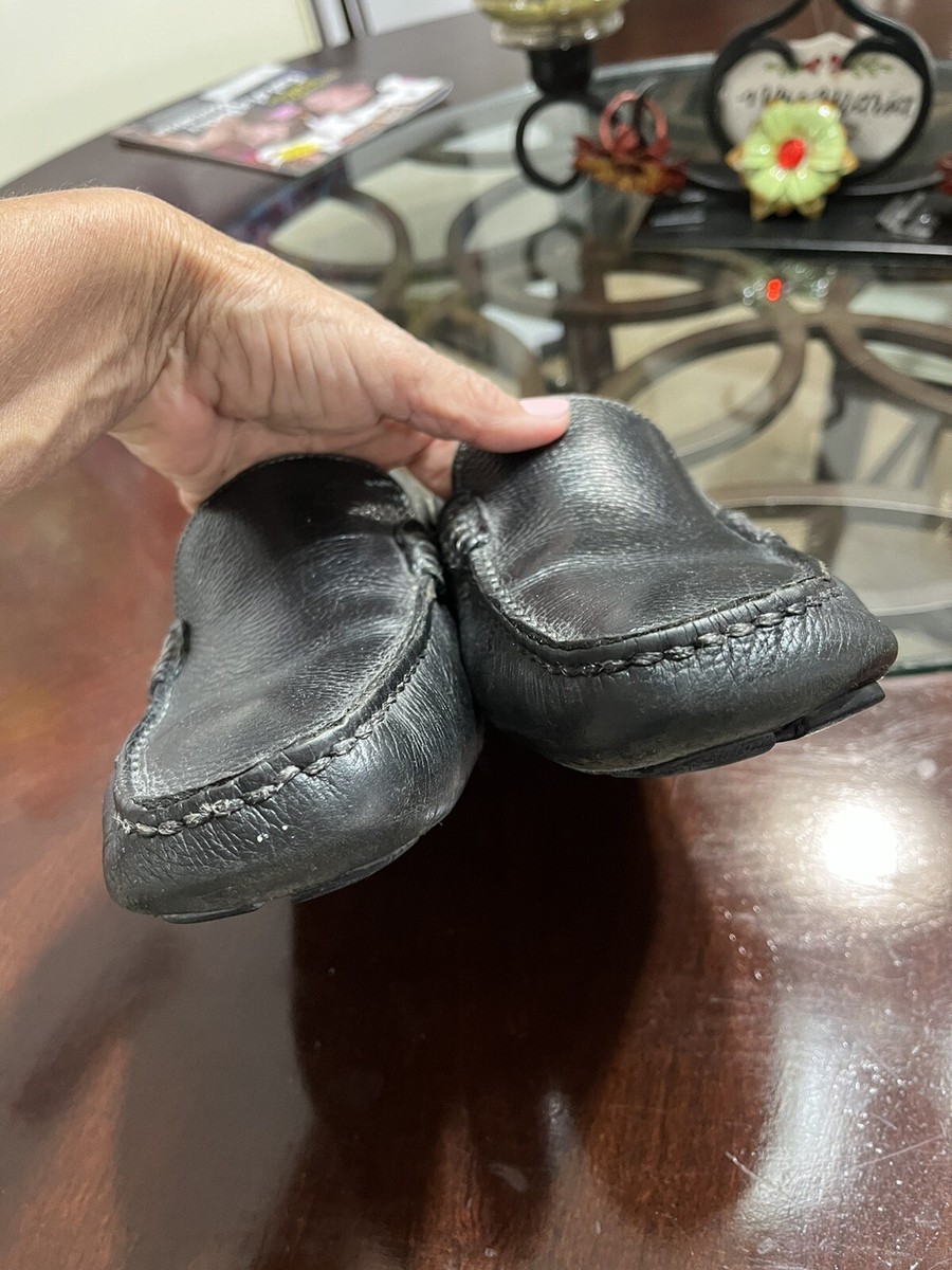 Paolo Sesto casual black leather loafers shoes | eBay display picture 1