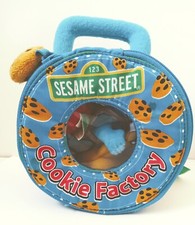 Sesame Street Cookie Factory Playset Gund With 3 Plush Toys Cookie Monster