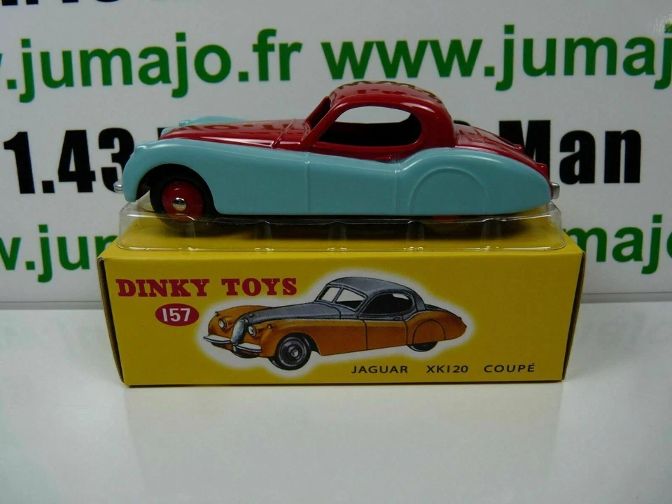 DT240 Voiture 1/43 réédition DINKY TOYS DeAgostini JAGUAR XK120 bicolore 157 - Photo 2/4