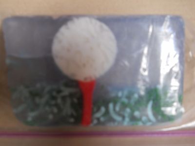New Primal Elements End Cut Soap, Teed Off, Golf Ball & Tee, 2.6 oz.