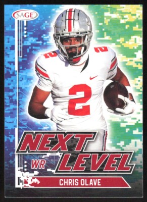 2022 Sage Next Level Chris Olave RC #69 Ohio State Buckeyes