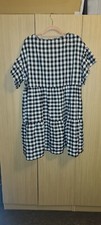 Y2K Vintage Retro Gingham Flounce Dress  Size 3XL