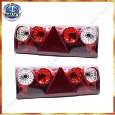 2 x Schmitz LKW Rückleuchten Anhänger Heckleuchte Rücklicht Paar Mit Kabel Cargo