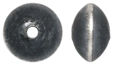 Sterling Silver Navajo Pearl Saucer Bead, 10pc, Vintage, Antique Saucer Bead 925