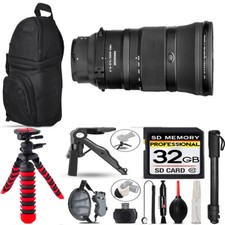 Nikon Z 180-600mm f/5.6-6.3 VR Lens Tripod Backpack -32GB Special Bundle