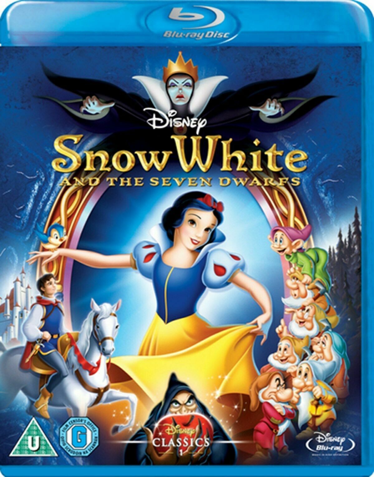SNOW WHITE AND THE SEVEN DWARFS - DISNEY - BLU RAY - NEW / SEALED