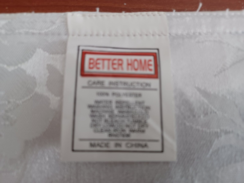 4 tovagliette bianche floreali reversibili Better Home 12" x 18" nuove - Foto 3 di 4