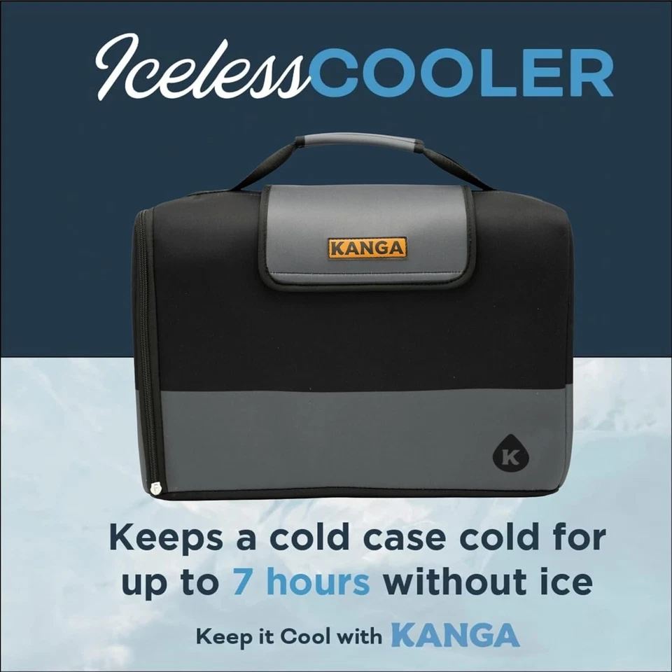 Bolsa refrigeradora aislada probada de durabilidad - Paquete de 24 enfriadores suaves de Kase Mate Foto 3 de 4