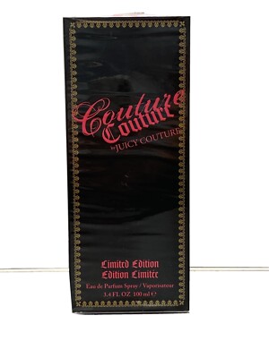 Juicy Couture Ltd Luxury Edition Couture Couture Black Bottle 3.4 Oz 100ml NEW