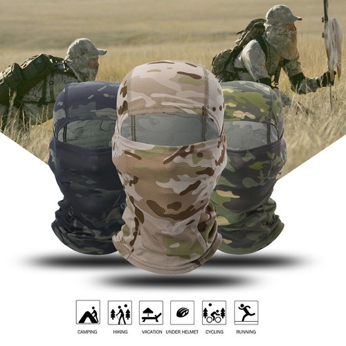 Balaclava Face Mask UV Protection Windproof Hood Outdoor Tactical Shiesty Mask - Picture 7 of 31