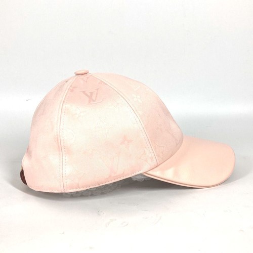 LOUIS VUITTON LV First Women's Cap Hat M7089L Cotton L Size Pink Rose Clair - Picture 6 of 10