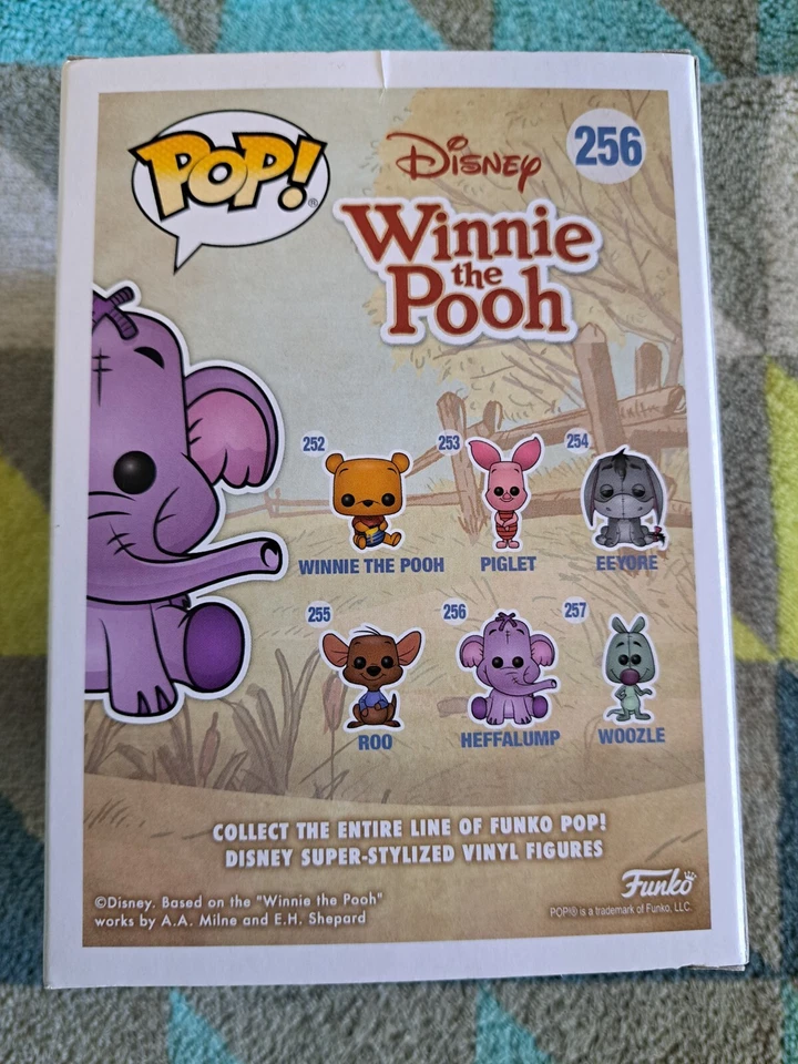 Heffalump Pop 256 - Disney - Winnie the Pooh Funko Pop! 2016 abovedado + protector Foto 4 de 4