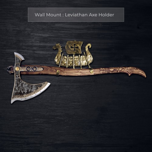 Leviathan Axt Kratos Axt GOW 1066 Carbonstahl, geschmiedet 38,1" Cosplay 9,7lb - Bild 9 von 12