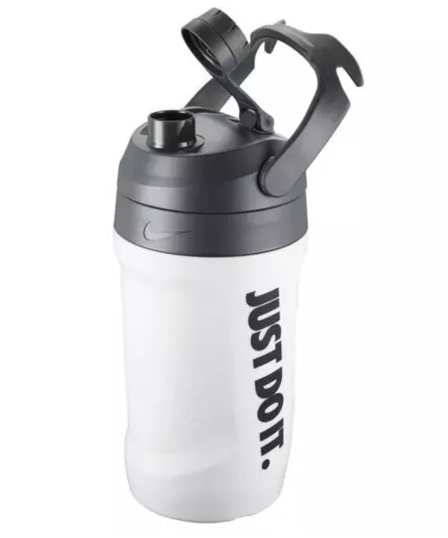 Nike Hyperfuel Insulated Chug 40 OZ Water Bottle WHITE/BLACK