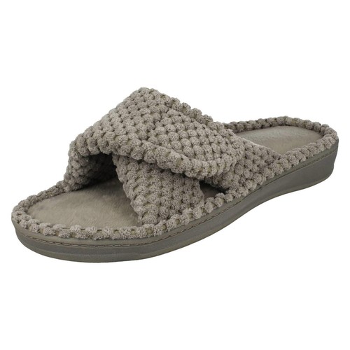LADIES PADDERS FLO OPEN TOE WIDE FITTING MULE SLIPPERS - Imagen 12 de 19