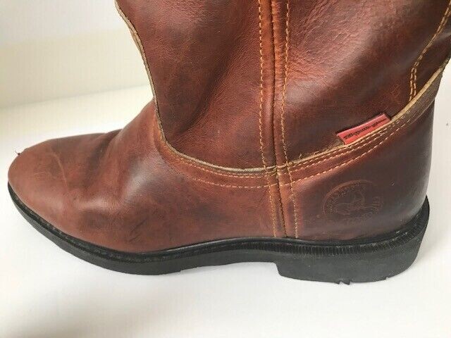 El Gallo Giro Original Ride Roper Western Boot Size 27 1/2 USA