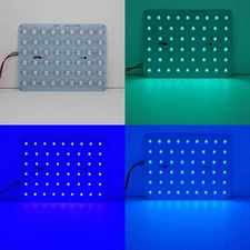 50W Cyan Royal Blue 450nm~470nm~500nm LED +PCB F Lamp Light Bulb Plant Aquarium
