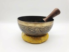 Tibetan singing bowl flower of life for meditation