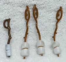 Barbie Dollhouse Campfire Marshmallow Roasting Sticks Dream house Ken Camping