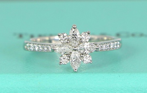 $5750 Tiffany \u0026 Co Victoria Platinum 