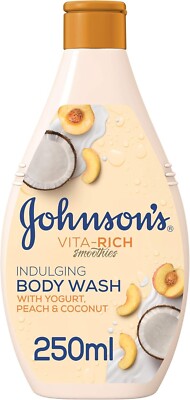 Johnson's Vita Rich Indulging Duschgel mit Joghurt, Pfirsich , Kokosnuss, 250ml