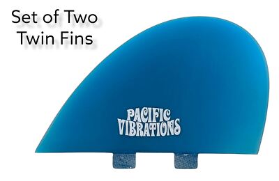 サーフィン・ボディボード PACIFIC VIBRATIONS Half Moons Pacific Vibrations Surfboard Fins Half Moons Twin Fin Fits FCS | eBay