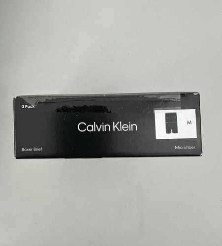 Calvin Klein Herren M Underwear Boxershorts 3er Pack Schwarz Soft Microfaser Neu mit Karton - Bild 6 von 7