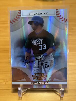 2008 DONRUSS THREADS GOLD AUTOGRAPH AUTO #66 JOVAN ROSA #’d 702/973 ...