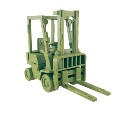 Forklift - Beyond the Badlands - EC3D - Wasteland Terrain Wargaming D&D DnD 15mm