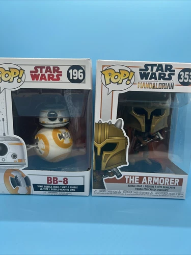 Funko Pop! Star Wars Lot Of 2, BB-8 196 & The Armorer 353