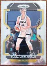 2022 PANINI PRIZM WNBA EMMA MEESSEMAN CHICAGO SKY CARD #123 NM/MT