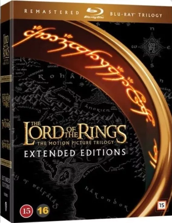 The Trilogy The Señor Of the Rings Extended Versions 6 Blu-Ray + 9 DVD New  R2