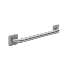 Square 18 In. X 1 1/4 In. Commodity plus Grab Bar in Brushed Stainless Steel