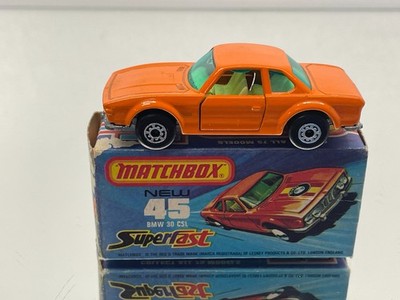 MATCHBOX SUPERFAST 45 BMW 3.0 CSL -ORANGE 3inch- GOOD IN BOX - 556