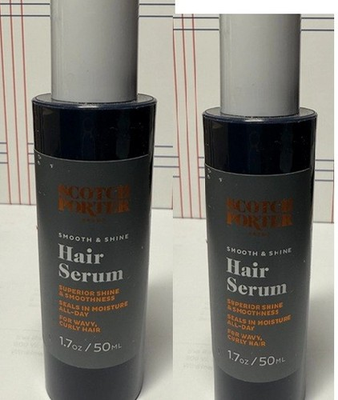 #ad 2 PK Scotch Porter HAIR SERUM Smooth and Shiny for Wavy Curly Hair 1.7oz no box $18.59