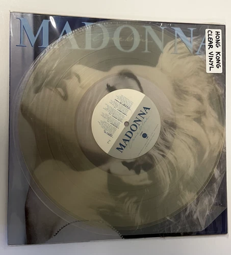 Original Hong Kong 1986 Limited Edition Clear VINYL Madonna True Blue w/POSTER