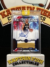 2025 Topps Three Micah Peavy Rookie Fresh Force Patch Auto Blue 11/15 RC