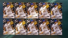 AARON WILKERSON - LOT OF (10) ROOKIE CARDS - 2018 Topps Series 2 #378 Brewers