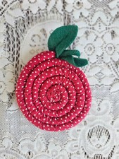 Retro Strawberry Kitchen Decor Fabric Hot Pad Trivet Coaster